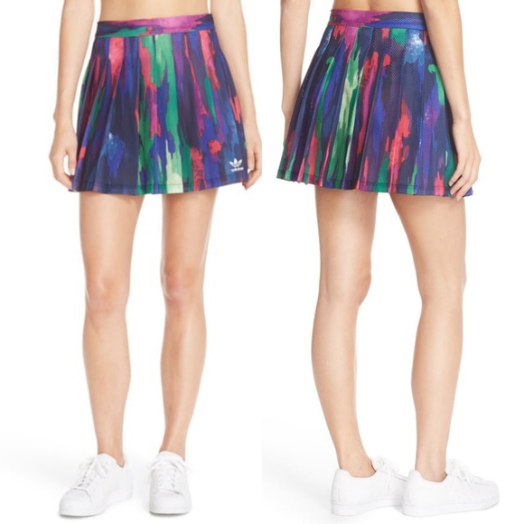 adidas Dresses & Skirts - Adidas Pharell Williams Camo Tree Pleated Skirt S